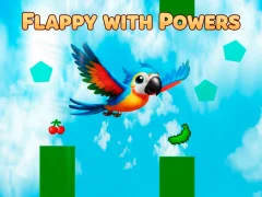لعبة Flappy with Powers على الانترنت