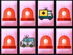 لعبة Ambulance Trucks Memory على الانترنت