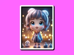 لعبة Chibi Doll Hidden Stars على الانترنت