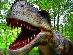 لعبة Dinosaurs Scary Teeth Puzzle على الانترنت