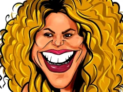 لعبة Shakira Funny Face على الانترنت