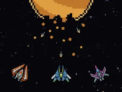 لعبة Galactic Pixel Storm على الانترنت