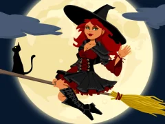 لعبة Midnight Witches Jigsaw على الانترنت