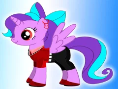 لعبة Fancy Pony Dressup على الانترنت
