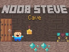 لعبة Noob Steve Cave على الانترنت