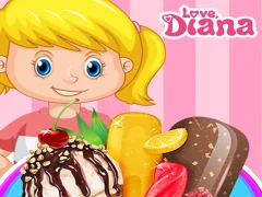 لعبة Ice Cream love Diana على الانترنت