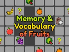لعبة Memory & Vocabulary of Fruits على الانترنت