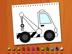 لعبة Coloring Book: Excavator Trucks على الانترنت