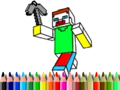 لعبة Back to School: Minecraft Coloring على الانترنت