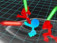 لعبة Stickman Neon Warriors: Sword Fighting على الانترنت