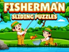 لعبة Fisherman Sliding Puzzles على الانترنت