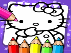 لعبة Hello Kitty Coloring Book على الانترنت
