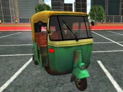 لعبة TukTuk Rickshaw City Driving Sim على الانترنت