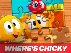 لعبة Wheres Chicky Jigsaw Puzzle على الانترنت