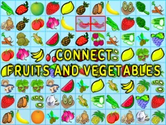 لعبة Connect Fruits and Vegetables على الانترنت