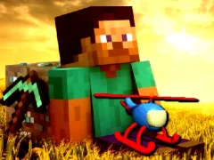 لعبة Minecraft Helicopter Adventure على الانترنت