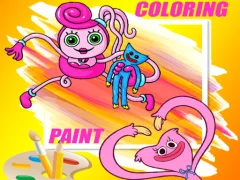 لعبة Huggy Wuggy Coloring على الانترنت