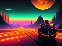 لعبة Motor Racing in Space على الانترنت