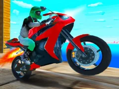 لعبة Port Bike Stunt على الانترنت