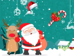 لعبة Christmas Santa Slide على الانترنت
