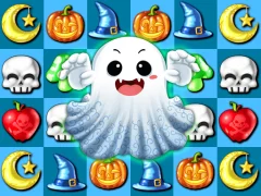 لعبة Halloween Burst  match 3 Puzzle على الانترنت