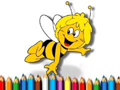 لعبة Back To School Maja the Bee Coloring Book على الانترنت