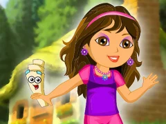لعبة Dora in the garden على الانترنت