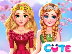 لعبة Disney Girls Spring Blossoms على الانترنت