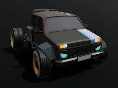 لعبة Russian Cyber Car Hexagon على الانترنت