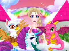 لعبة Elsa Magic Zoo على الانترنت