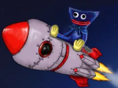 لعبة Huggy Wuggy in space على الانترنت