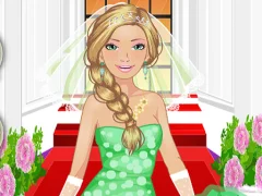 لعبة Barbie Wedding Dress على الانترنت