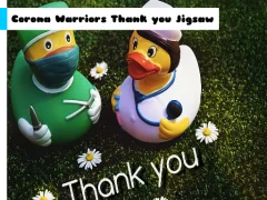 لعبة Corona Warriors Thank you Jigsaw على الانترنت