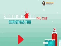 لعبة Snowball The Cat Christmas Fun على الانترنت