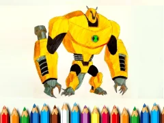 لعبة Ben10 Monsters Coloring book على الانترنت