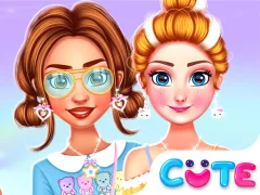 لعبة BFF Lovely Kawaii Outfits على الانترنت