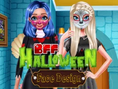 لعبة BFF Halloween Face Design على الانترنت
