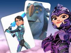 لعبة Trollhunters Rise of The Titans Memory Card Match على الانترنت