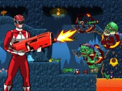 لعبة Power Rangers shoot Zombie على الانترنت