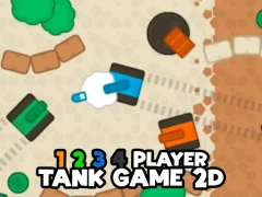 لعبة 1 2 3 4 Player Tank Game 2D على الانترنت