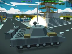 لعبة Blocky wars vehicle shooting multiplayer على الانترنت