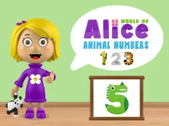 لعبة Alice's World: Animal Numbers على الانترنت
