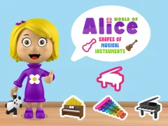 لعبة World of Alice Shapes of Musical Instruments على الانترنت