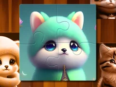 لعبة Cute Cat Jigsaw على الانترنت