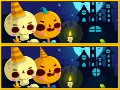 لعبة Find Differences Halloween على الانترنت