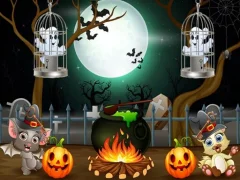 لعبة Halloween Twin Ghosts Rescue على الانترنت