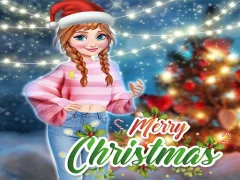 لعبة Anna Frozen Christmas Sweater Design على الانترنت