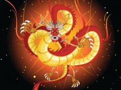 لعبة Chinese Dragons Coloring على الانترنت