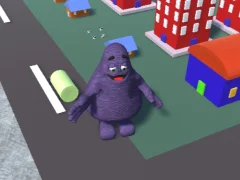 لعبة Grimace Shake City Chaos على الانترنت