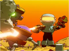 لعبة Run Gun Robots على الانترنت
